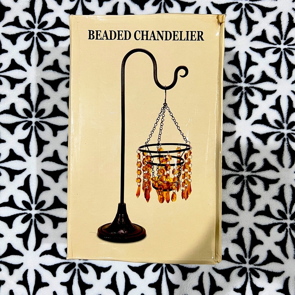 Beaded chandelier